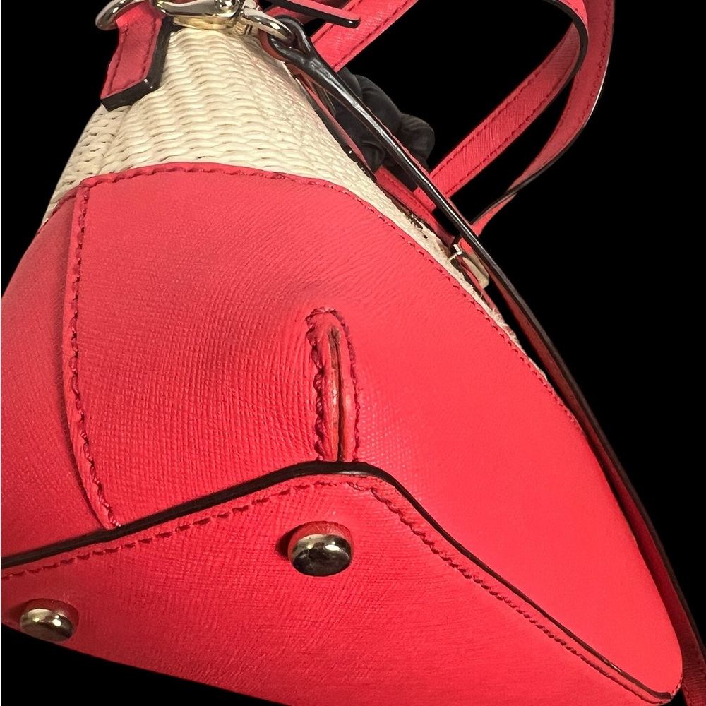 Kate Spade Cedar Street Straw Small 2-Way Bag & Dust Bag   (A453) - Picture 9 of 15